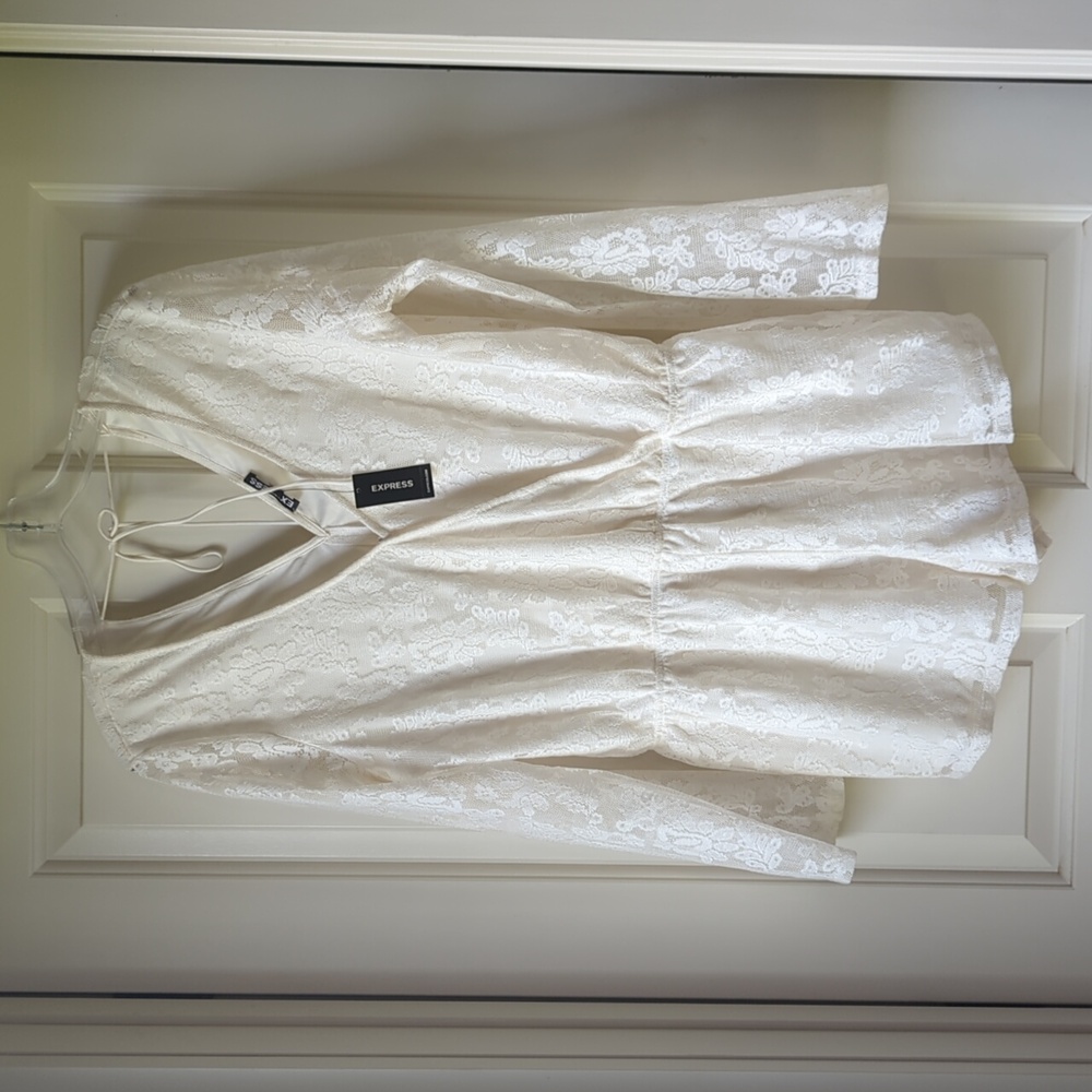 Off-White Lace Romper